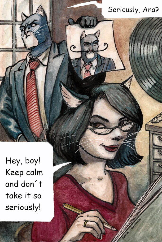 Día del Cómis 2025 Homenaje a Blacksad de Díaz Canales y Guarnido