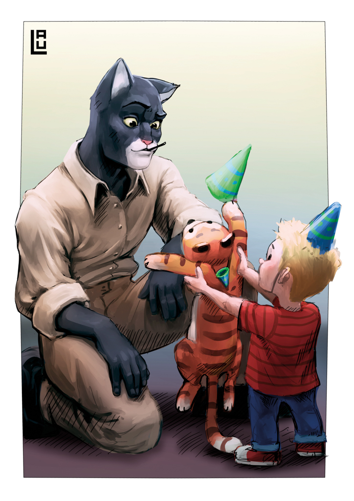 Día del Cómis 2025 Homenaje a Blacksad de Díaz Canales y Guarnido y a Calvin y Hobbes de Bill Watterson