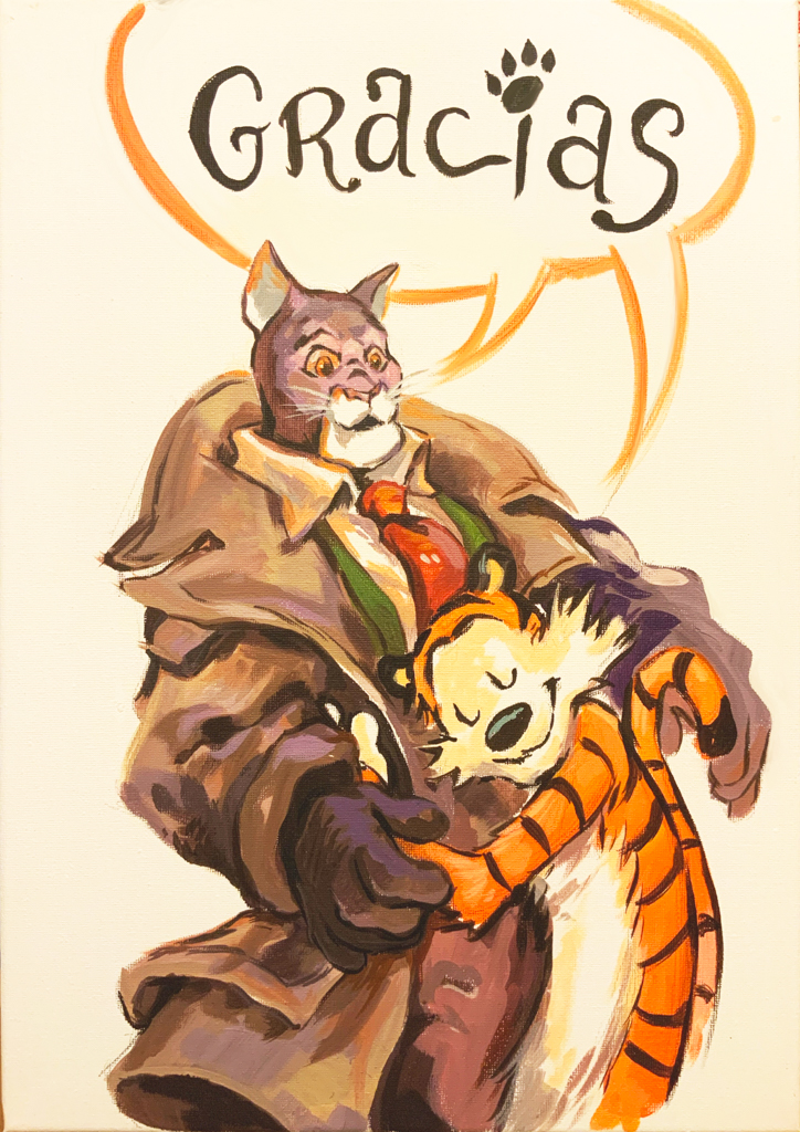 Día del Cómis 2025 Homenaje a Blacksad de Díaz Canales y Guarnido y a Calvin y Hobbes de Bill Watterson