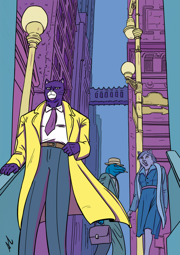 Día del Cómis 2025 Homenaje a Blacksad de Díaz Canales y Guarnido