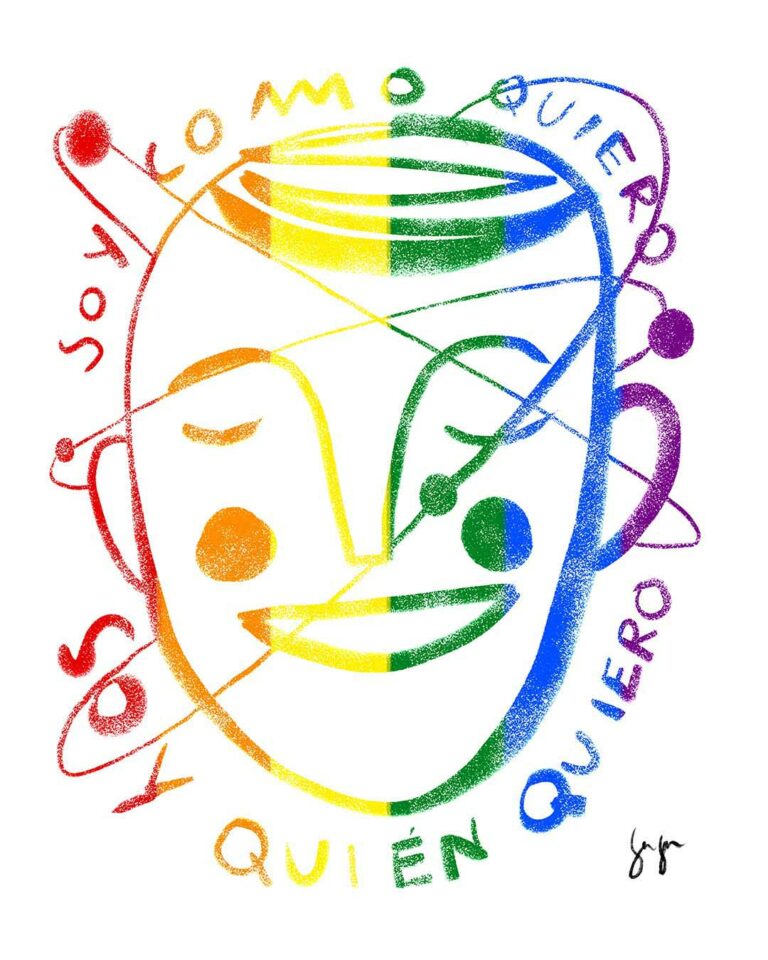 Ilustración día del Orgullo LGTBI+