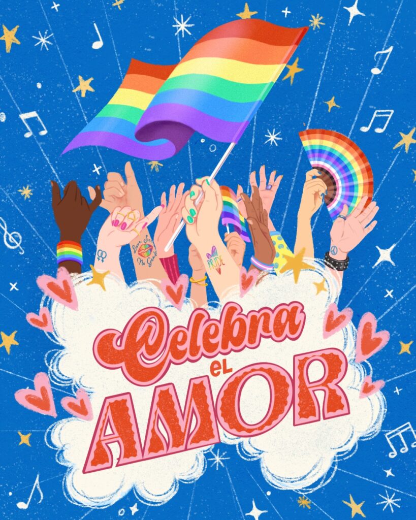 Ilustración día del Orgullo LGTBI+