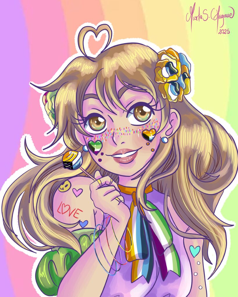 Ilustración día del Orgullo LGTBI+