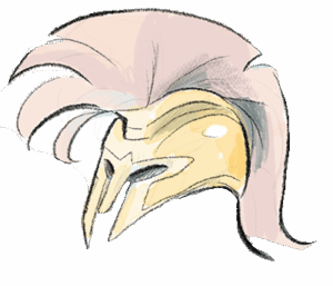 Casco Romano Ilustrado