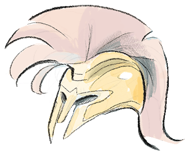 Casco Romano Ilustrado