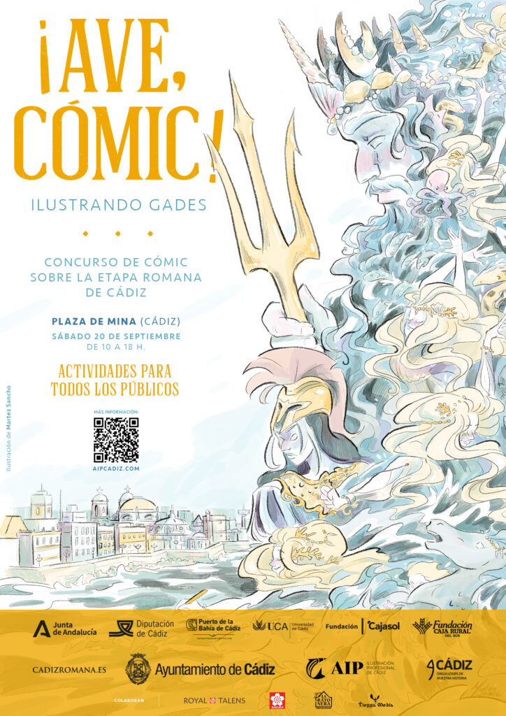 Concurso de comic AVE COMIC ilustrando Gades