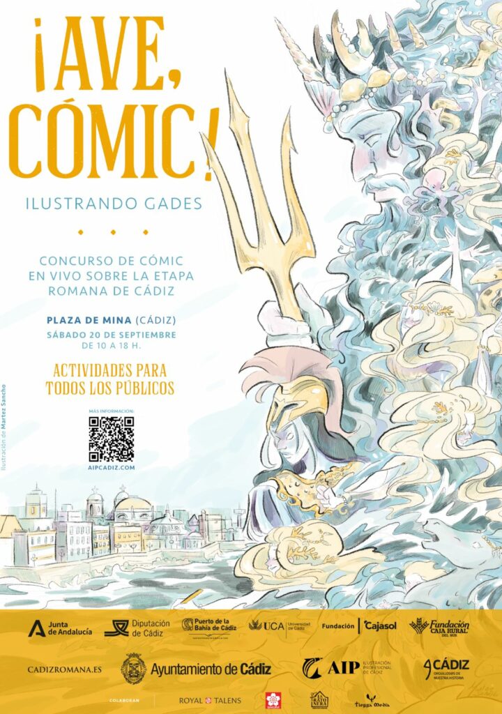 Concurso de comic AVE COMIC ilustrando Gades