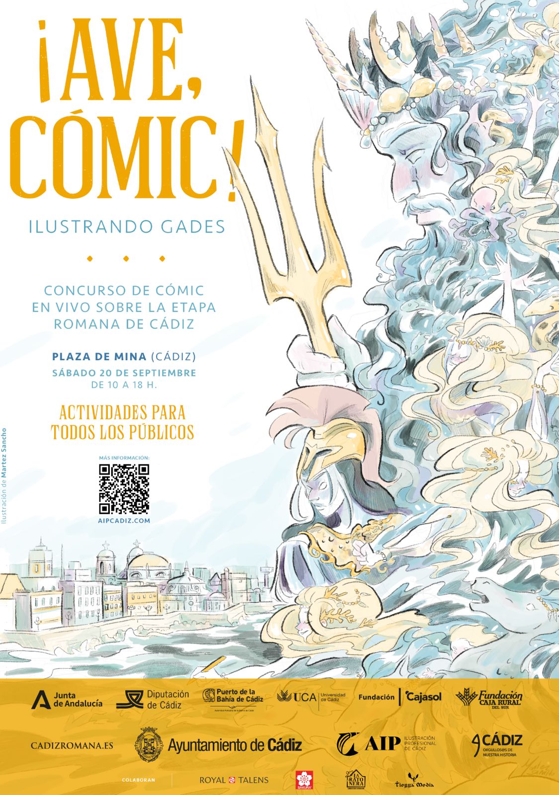 Concurso de comic AVE COMIC ilustrando Gades